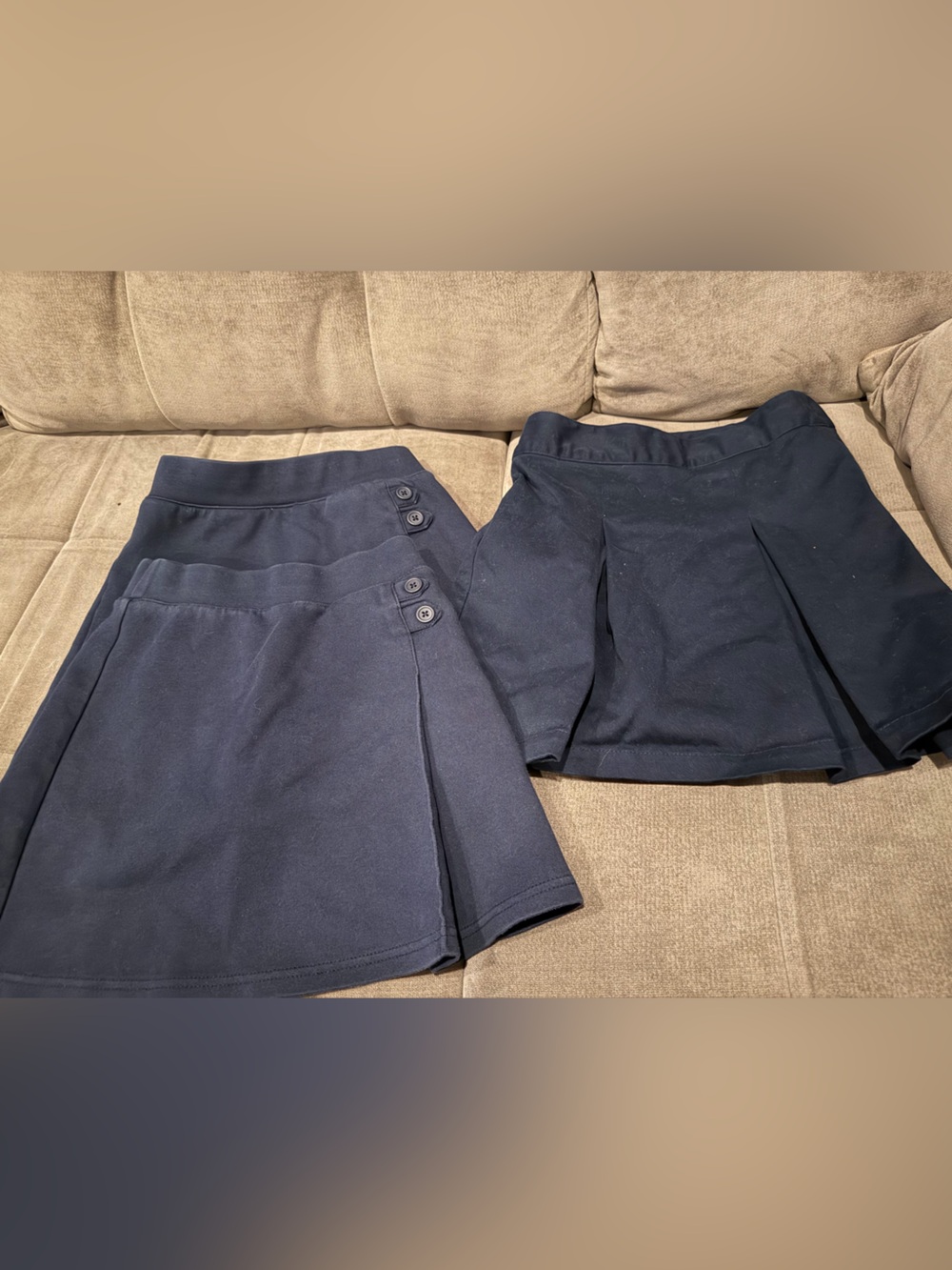Cat and Jack- Classic Navy Pleated Skirt - girls skirts